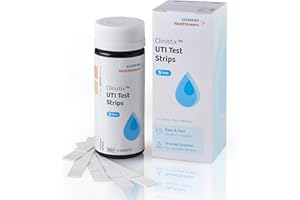 SIEMENS HEALTHINEERS Clinistix UTI Urine Test Strips - Easy-to-Use at-Home Urinary Tract Infection Dipstick Testing for Nitrite and Leukocytes, 2-Minute Results, 5 Tests, 1 Count