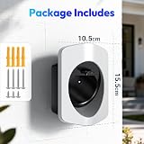 Tera EV Charger Holder Type 2 Heavy Duty Wall Mount White view 7
