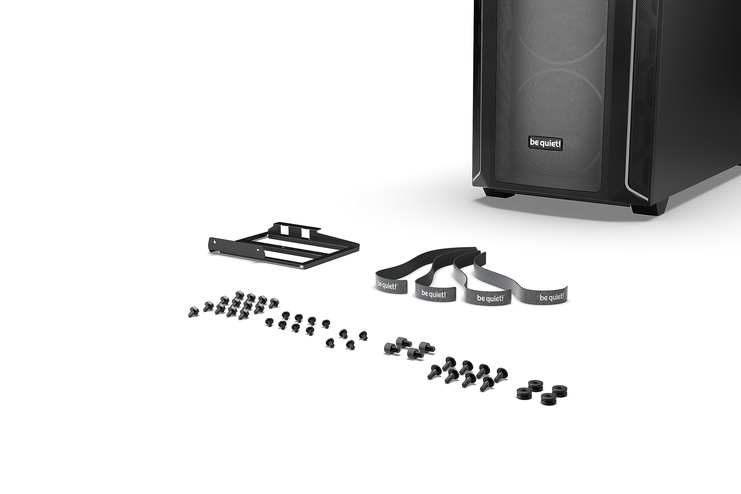 be quiet! Shadow Base 800 FX - ARGB - 4 Light Wings 140mm PWM Fans - Mid-Tower PC Gaming Case - 420mm radiators or E-ATX motherboards Support - Black - BGW63