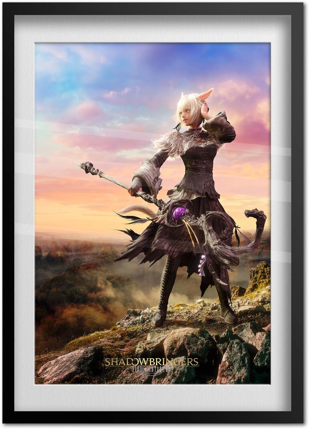 ffxiv shadowbringers logo on Amazon Com Pira Pira Boxes Final Fantasy Xiv Online Shadowbringers Poster Y Shtola Art Ff14 24x36 Posters Prints