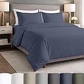 California Design Den Certified 100% Egyptian Cotton California King Sheets Set - Lightweight Percale Cal King Sheet Set with Deep Pockets, Crisp & Durable Luxury Bedding - Mineral Blue