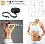 Mr.do Body Tape Measure Dual Sided 150 cm 60 in Auto Lock Retractable view 2
