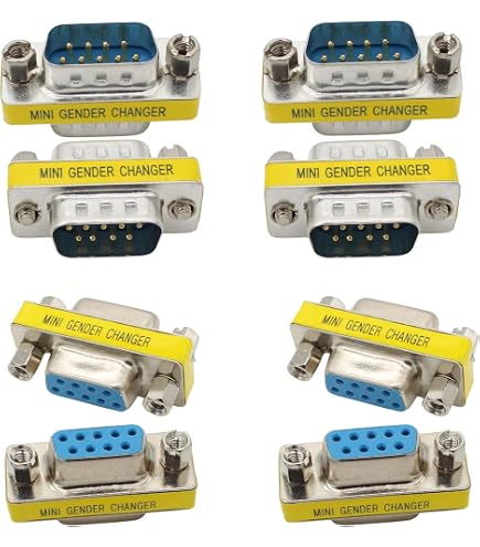 Keple Adaptateur convertisseur de coupleur Null Modem Miniature mâle