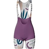 LAMEDA Womens Cycling Bib Shorts Padded Bike Bibs, High Stretchy Biking Shorts UPF50+