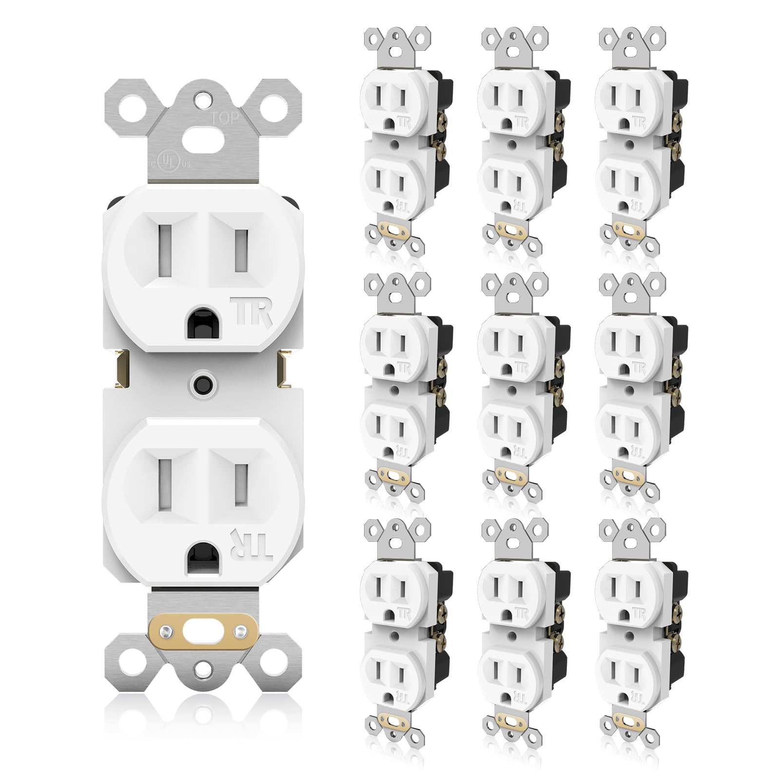TOPELER Standard Electrical Wall Outlet, 15A