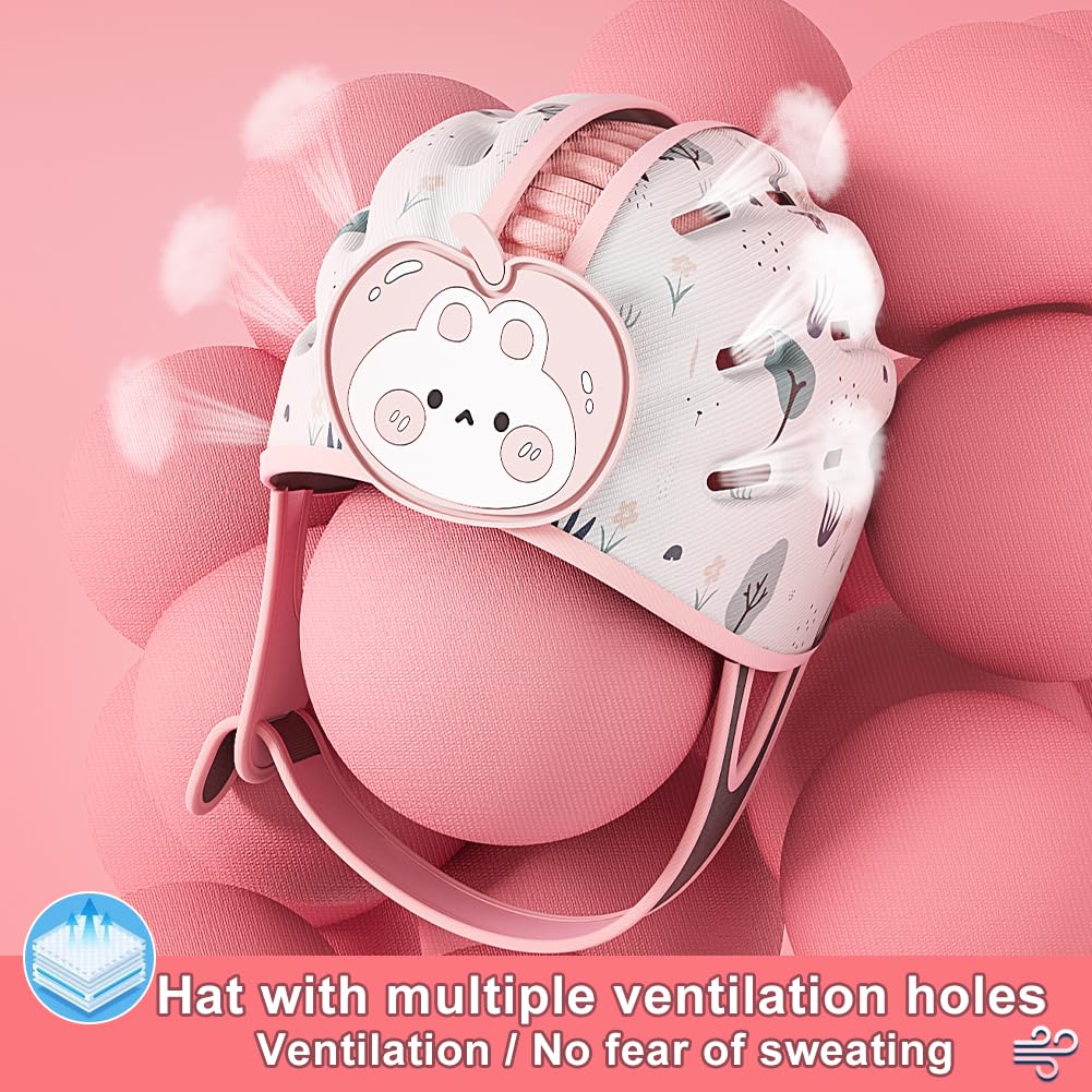 Baby Helmet for Crawling Walking Baby Head Protector Head Protection for Infant Baby Soft Cushion Safety Toddler Headguard 1-2 Years Old 6-12 Months