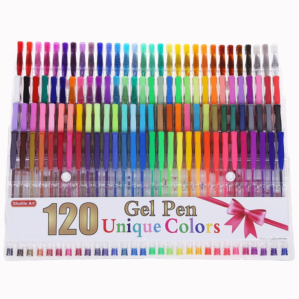 Shuttle Art 120 Unique Colors ( No Duplicates ) Gel Pen Set The Most Colors .. 21 71fIm5j6%2B3L
