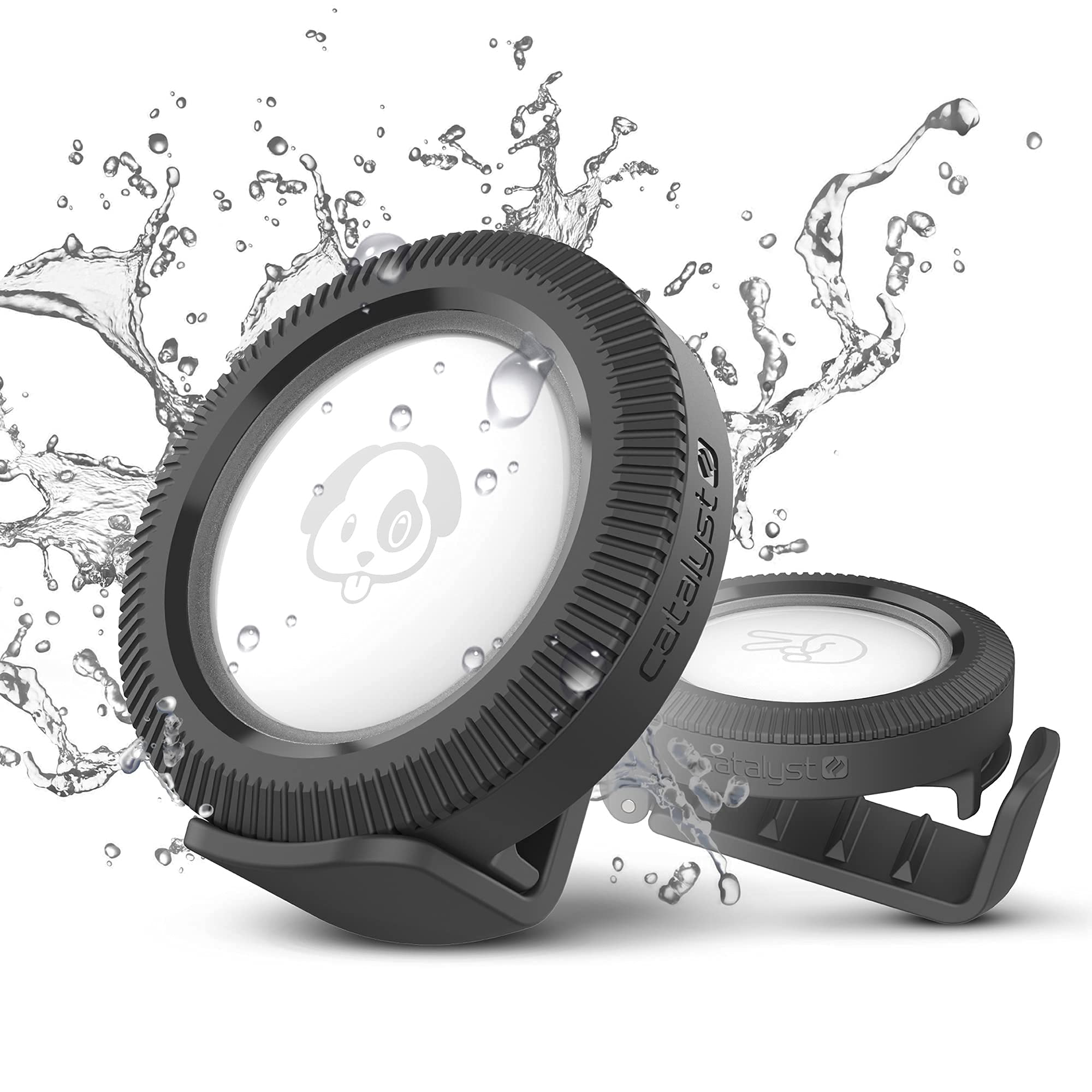 Catalyst Case for Waterproof AirTag Dog Collar Holder - Premium Protection with Clip-on Holder Case for AirTag, IP68 100X More Waterproof, Drop proof, Shock Proof for Pet Straps