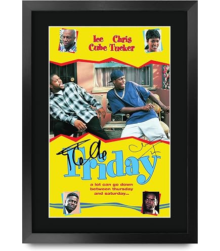 HWC Trading Photo imprimée A4 Jackie Chan Chris Tucker Rush Hour Gifts imprimée avec autographe pour les fans de cinéma – Cadre A4