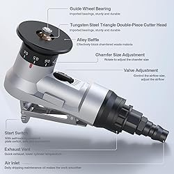 VISLONE Mini Pneumatic Chamfering Machine, 45