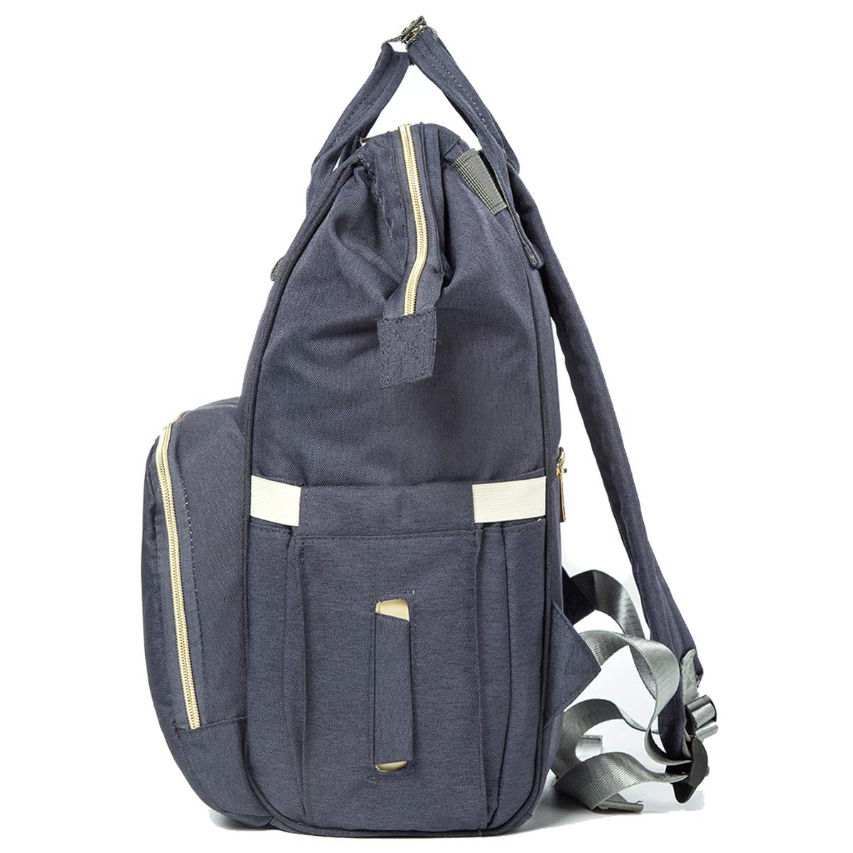 Runalp Multi-Function Diaper Bag, Nappy Bags for Baby Care, Large Capacity, Stylish and Durable, Blue