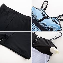 Women's Tankini Swimsuit Tummy Control 2 Piece