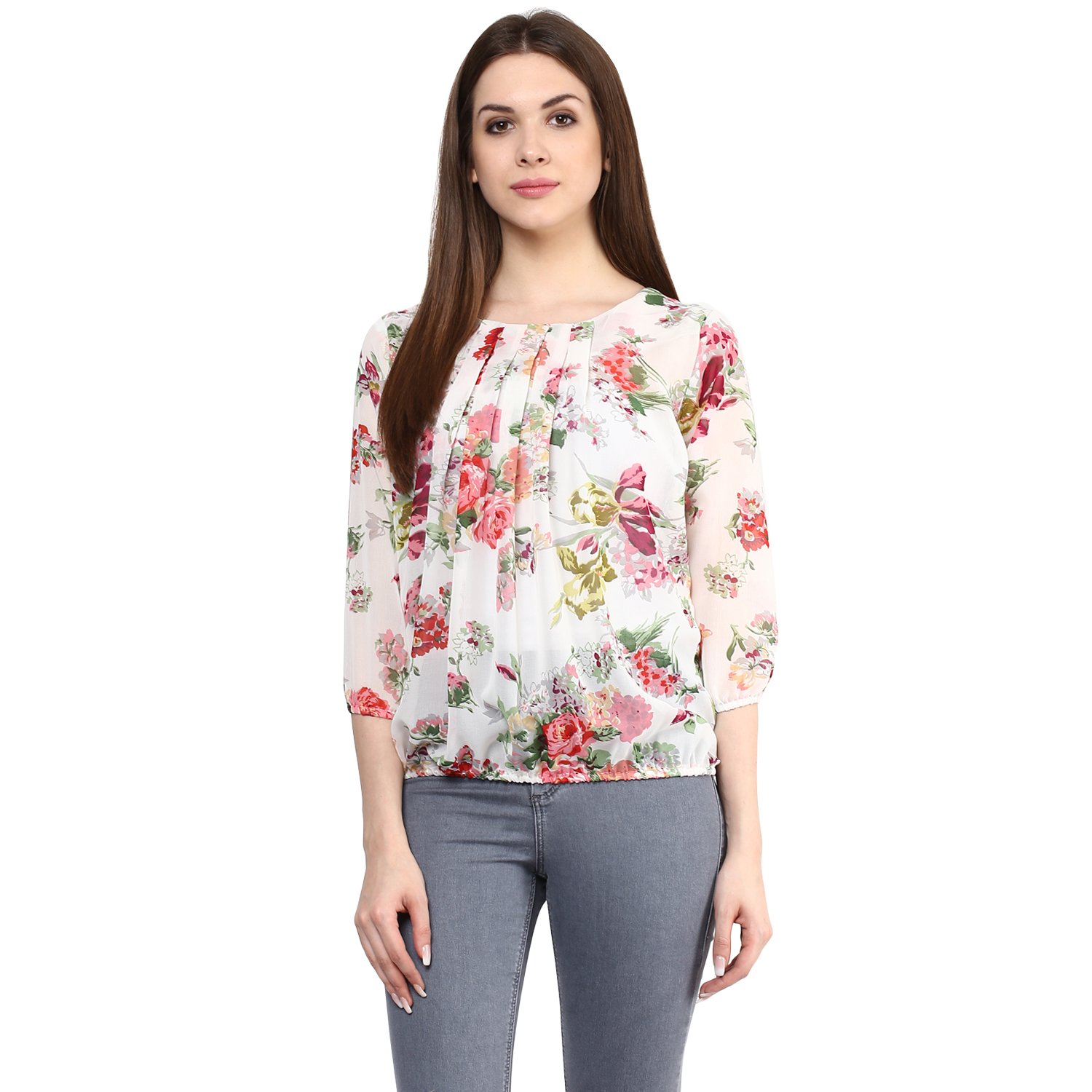 mayra women's georgette top