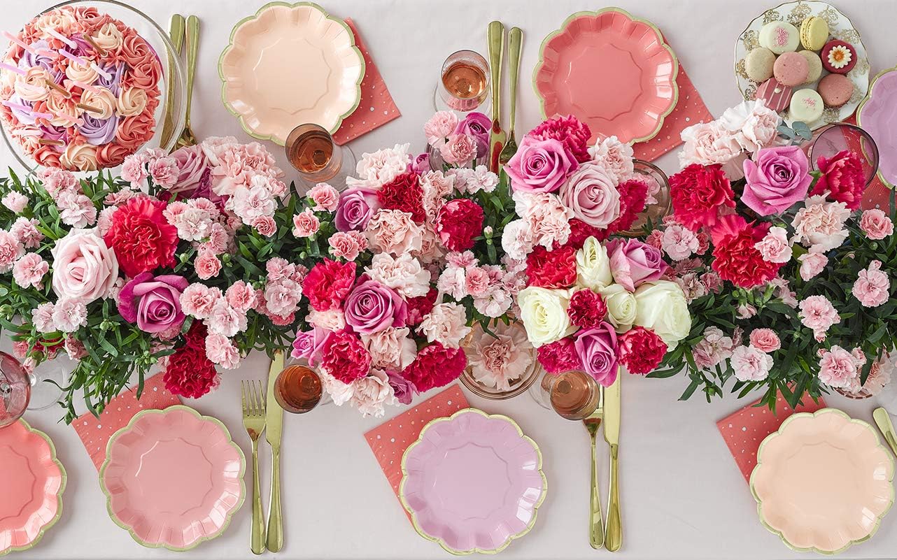 Talking Tables 16pack Paper Disposable Rose Gold Cocktail Napkins, Rosenapkins, Mittel - Image 5