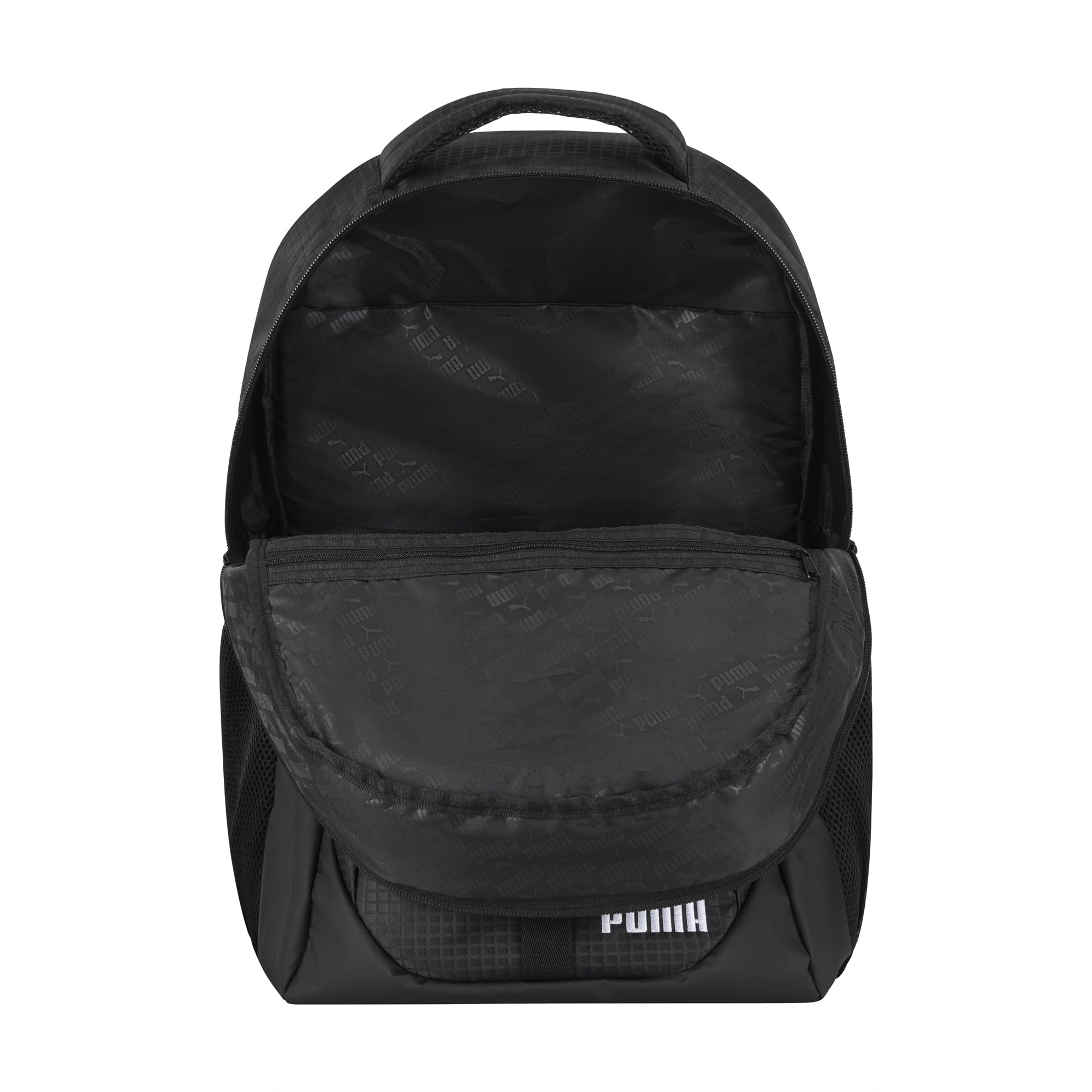 PUMA Strategy Backpack, Black/White, Large