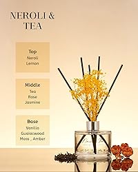 M&SENSE Reed Diffuser Set with 7 Sticks | 7.0oz