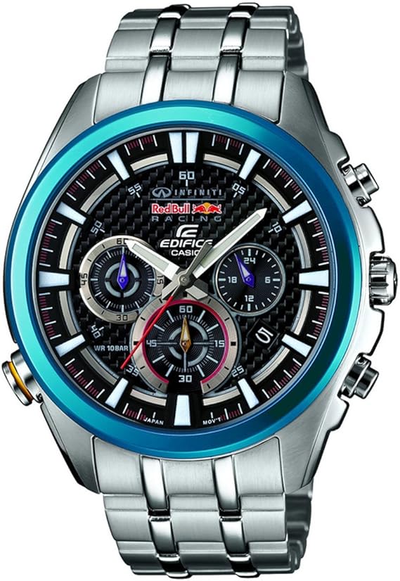 casio red bull edifice chronograph watch