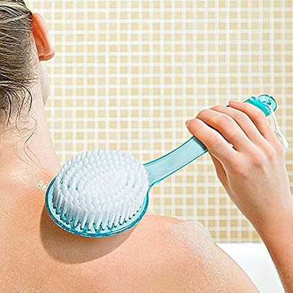 Baal Handled Body Bath Shower Back Brush Massager for Women Pack of 1