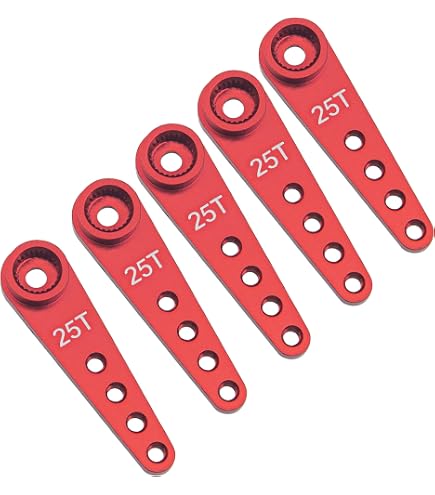 OTOTEC Lot de 2 Bras de Servo de Direction d'extension RC 25T Longueur OTOTEC Lot de 2 Bras de Servo de Direction d'extension RC 25T Longueur