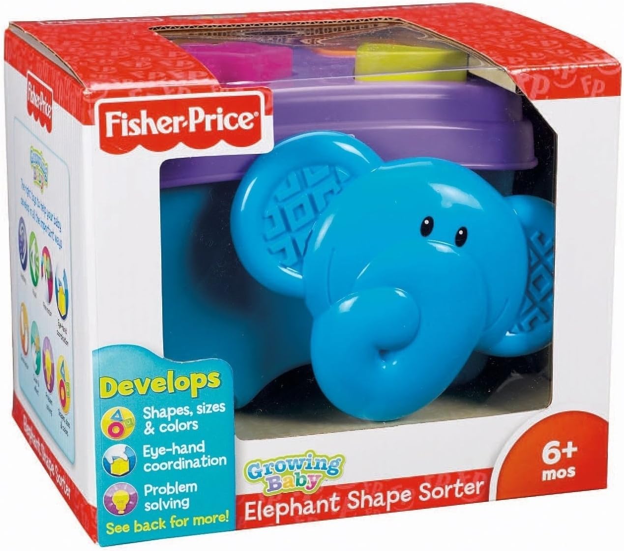 fisher price elephant shape sorter