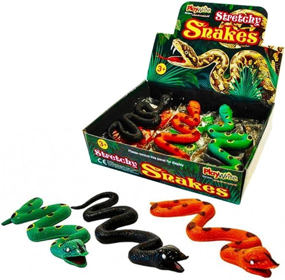 45 cm Jumbo Super stretchy Snake Great gift Party Toy Amazon.co.uk