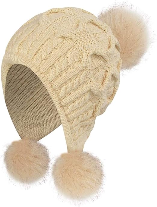 womens 2 bobble hat