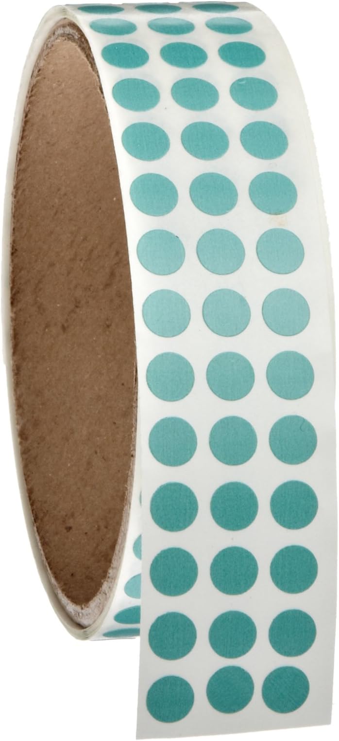 Roll Products 119-0001 Adhesive Dot Label, 1/4" Diameter, For Inventory and Marking, Black (Roll of 1000)