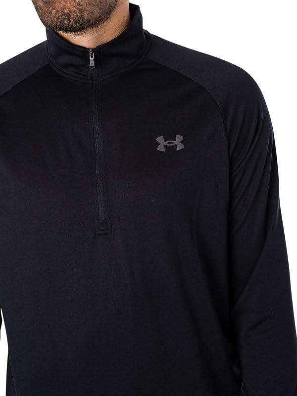 Herren Tech 2.0 Half-Zip Shirt Schwarz L