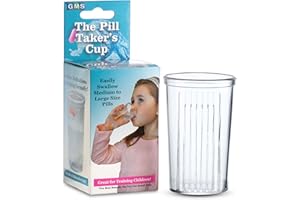 GMS Pill Taker's Cup - Small, Convenient, BPA-Free Pill Swallowing Cup for Medicine, Pills, Vitamins, and Supplements - Great