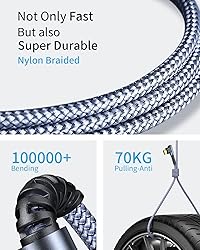 MRGLAS USB C Cable 3.2A【Upgraded
