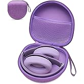 Headphone Case Compatible with JBL Tune 520BT 510BT 720BT 770NC/BERIBES/TOZO/KVIDIO/Beats/Soundcore Anker Noise Cancelling Over-Ear Headphones, Purple