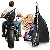 Moman Motorcycle Helmet Backpack, B1 Reflective Multifunctional Motorbike Helmet Bag Large Capacity Helmet Storage Shoulder Bag for Travel Riding Cycling