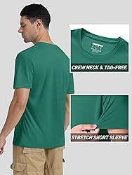TACVASEN Men's Moisture Wicking Short Sleeve Shirts