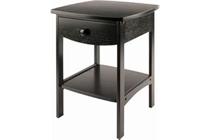 Winsome Wood Claire Accent Table, Black