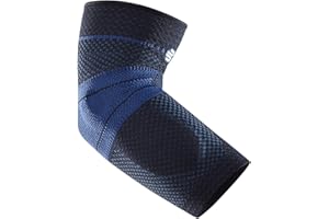 Bauerfeind - EpiTrain - Elbow Support - Targeted Compression for Chronic Elbow Pain - Size 3 - Color Black