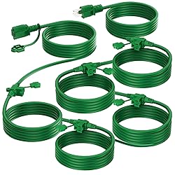 KASONIC Outdoor Extension Cord 50 FT, Evenly Spaced
