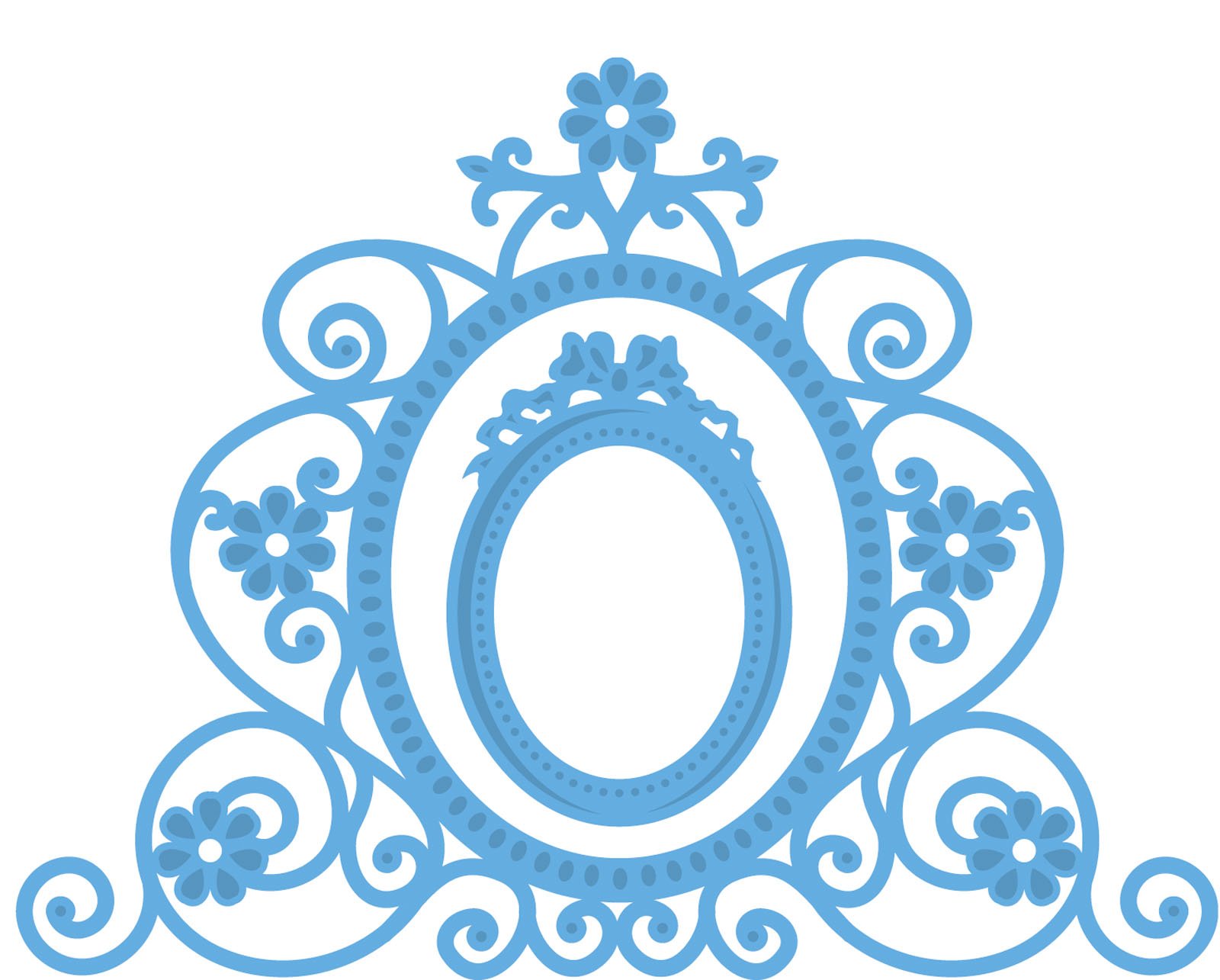 Marianne Design Flower Mirror Creatables Die, Blue