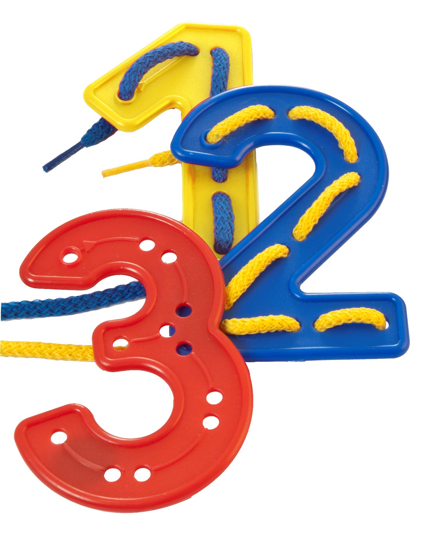 Miniland - 40 Numbers Lacing. School Set with numbers for activities during school age.