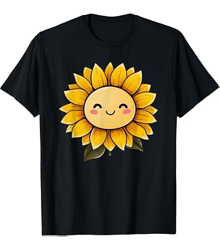 Amazon.com: Vintage Sunflower Graphic T-Shirt : Clothing, Shoes