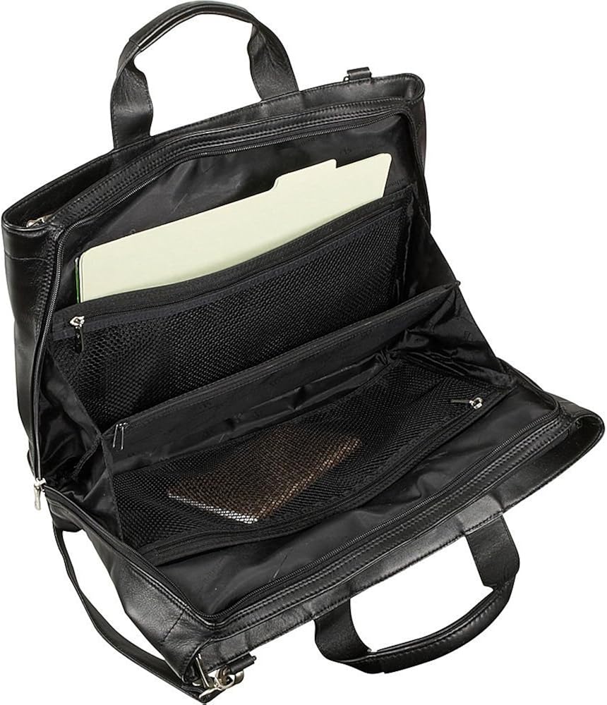 bellino leather briefcase