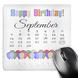 3D Rose "Birthday On September 27Th Colorful Happy