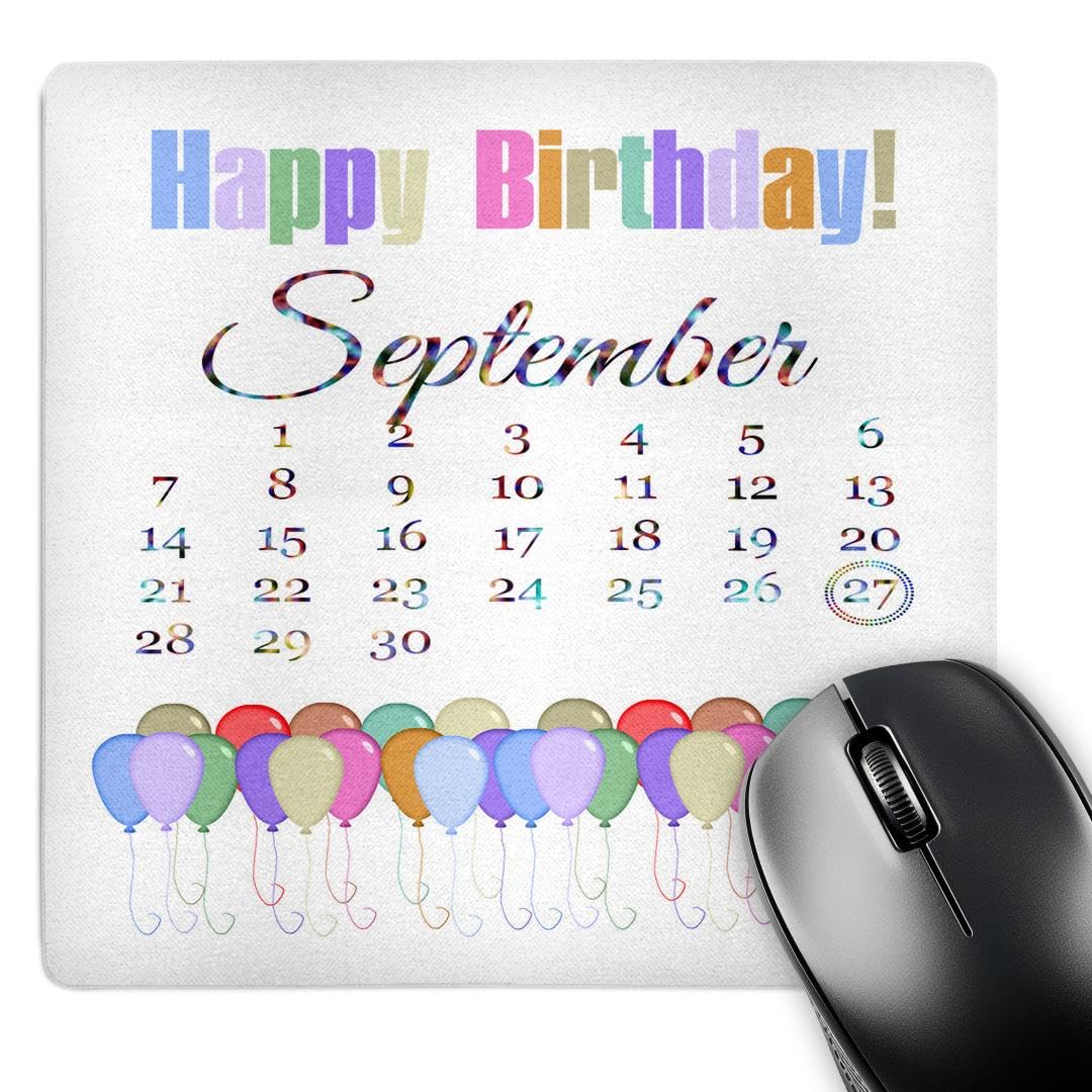 3D Rose "Birthday On September 27Th Colorful Happy