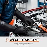 ThxToms Chemical Resistant Gloves Heavy Duty Rubber Acid Alkali Oil 14 Inch 1 view 3