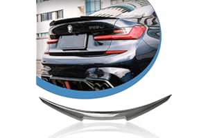 KKONEAUTO Rear Trunk Spoiler Wing Compatible with 2008-2012 E90 M3, 2006-2011 E90 3 Series Sedan 4-Door Carbon Fiber Duckbill Wing Spoiler Fits 328i 325i 325xi 323i 328i xDrive 330i 330xi 335i 335d 335i xDrive