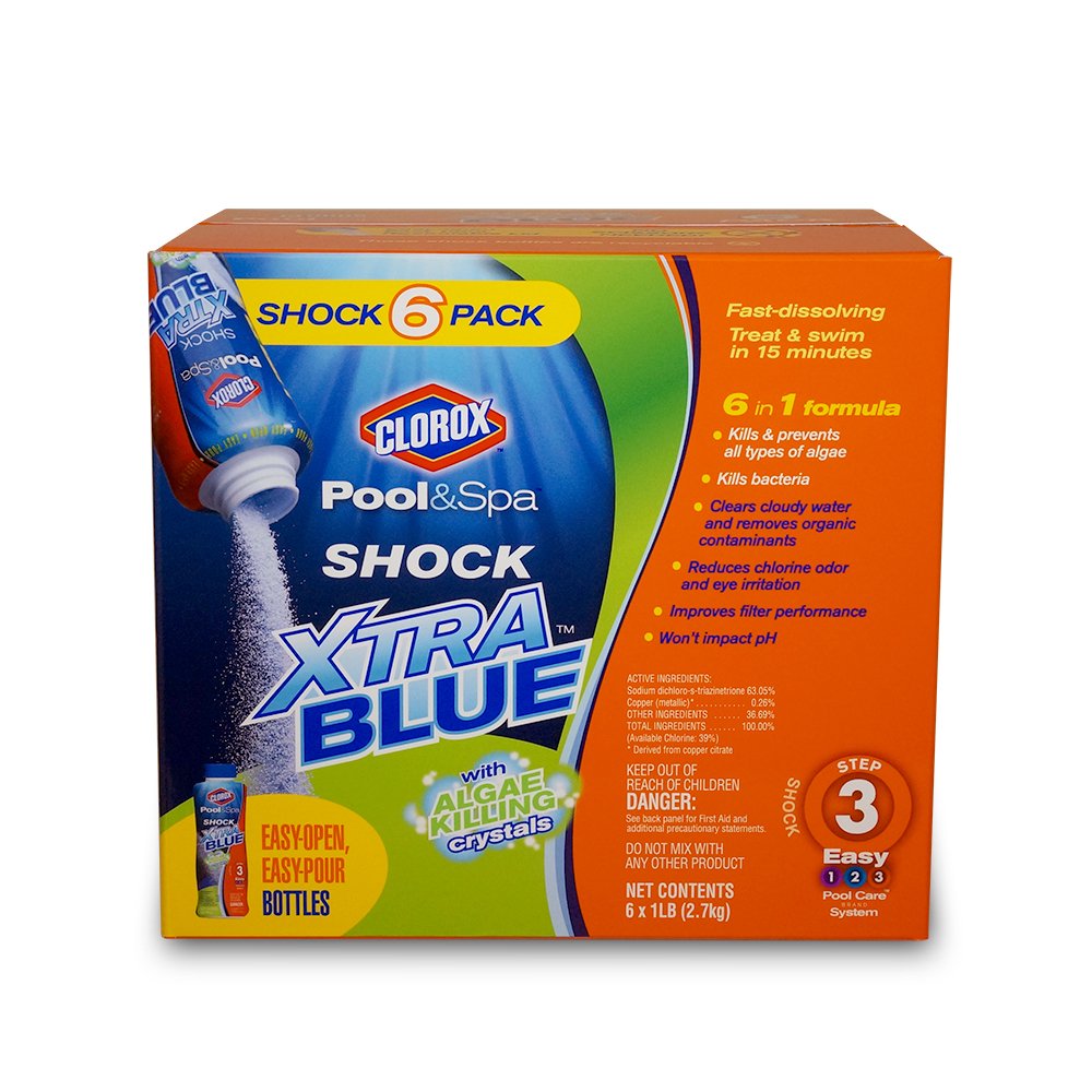Clorox Pool&Spa 33006CLX Shock Xtra Blue 6Pound eBay