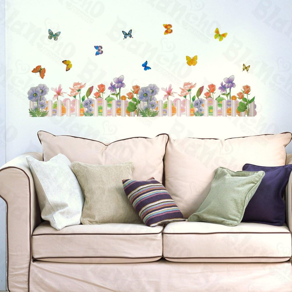 Floral Dream - Large Wall Decals Stickers Appliques Home Decor