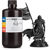 ELEGOO ABS-Like Resin 3.0 Pro, Higher Scratch-Resistance 3D Printing Photopolymer Resin, 405nm UV Resin for MSLA/DLP/LCD Printers Fast Curing High Precision Non-Brittle, Black 1000g
