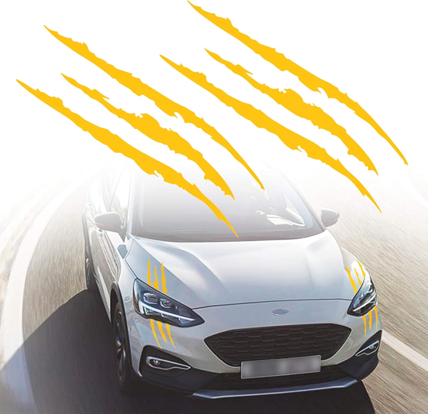 Amazon Tomall 2ピース爪マークヘッドライト反射ステッカー防水スクラッチ車ステッカーモンスタースクラッチストライプデカール車の ステッカー車のヘッドランプエンジン 黄yellow ステッカー デカール 車 バイク Amazon Tomall 2ピース爪マークヘッドライト反射ステッカー防水スクラッチ車ステッカーモンスタースクラッチストライプデカール車の ステッカー車のヘッドランプエンジン 黄yellow ステッカー デカール 車 バイク