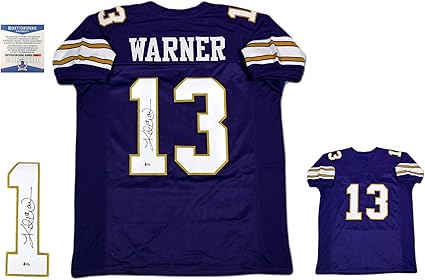 kurt warner autographed jersey