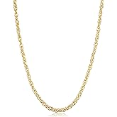 14k Yellow Gold Filled 3.6 mm Double Cable Link Chain Necklace for Women (16, 18, 20, 24 or 30 inch)